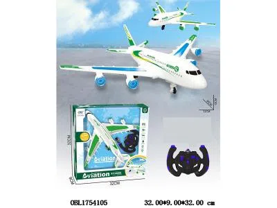 遥控飞机带灯光音乐 车身3*AA不包电 遥控器2*AA不包电 27频率_OBL1754105