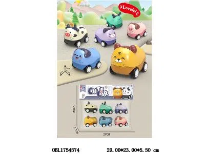 6只装回力卡通动物车 6款混装_OBL1754574