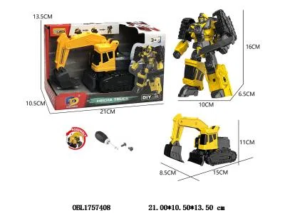 DIY拼装变形车/机器人_OBL1757408