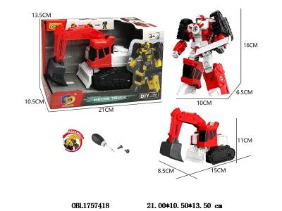 DIY拼装变形车/机器人_OBL1757418