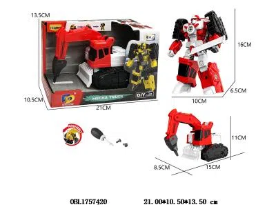 DIY拼装变形车/机器人_OBL1757420