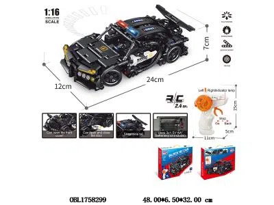 益智积木 遥控车 车身3*AA不包电 遥控器2*AA不包电 2.4G频率 402PCS_OBL1758299