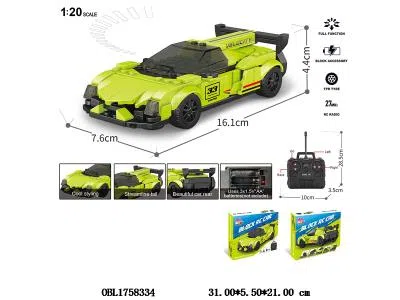 益智积木 遥控车 车身3*AA不包电 遥控器2*AA不包电 27频率 178PCS_OBL1758334