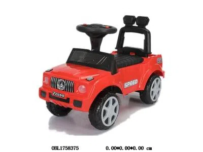 儿童滑行童车/助步车带灯光音乐  2*AA不包电 红，黑，白_OBL1758375