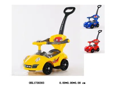 儿童滑行童车/助步车带灯光音乐 早教  2*AA不包电 3色混装_OBL1758383