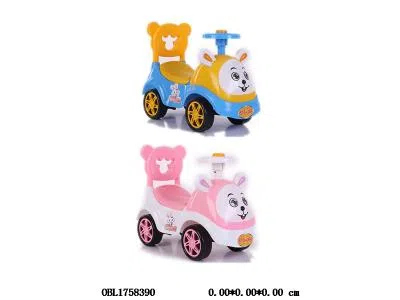 儿童滑行童车/助步车带灯光音乐 早教  2*AA不包电 2色混装_OBL1758390