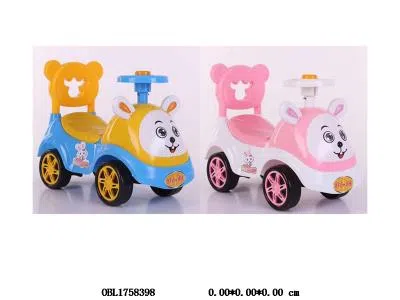 儿童滑行童车/助步车带灯光音乐 早教  2*AA不包电 2色混装_OBL1758398