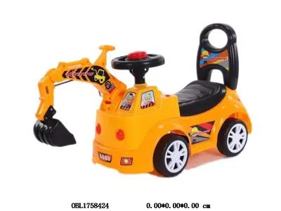 儿童滑行童车/助步车带灯光音乐  2*AA不包电 黄色/蓝色_OBL1758424