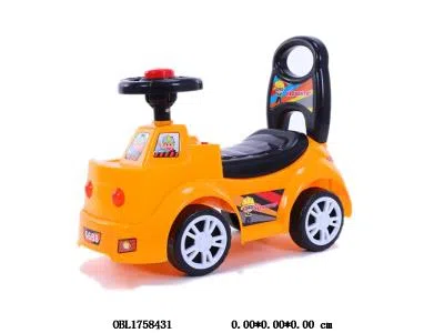 儿童滑行童车/助步车带灯光音乐  2*AA不包电 黄色/蓝色_OBL1758431