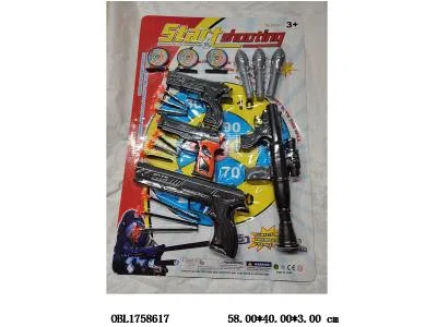 3支装软弹枪警察套装 配火箭炮_OBL1758617