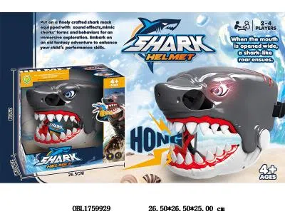 鲨鱼面具带灯光声音 2*AAA不包电_OBL1759929