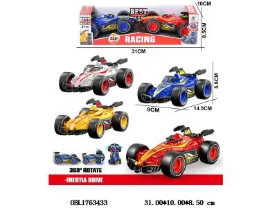 2只装惯性旋转方程特技车 4色混装_OBL1763433