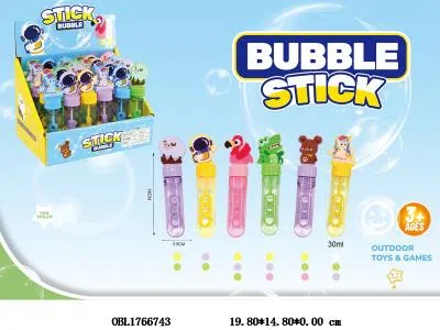 卡通小泡棒 6款混装 24支装1展示盒_OBL1766743