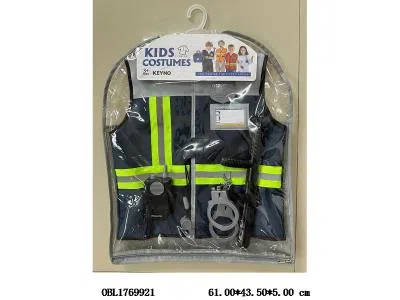 双层复合棉警察马甲套装 9件套_OBL1769921