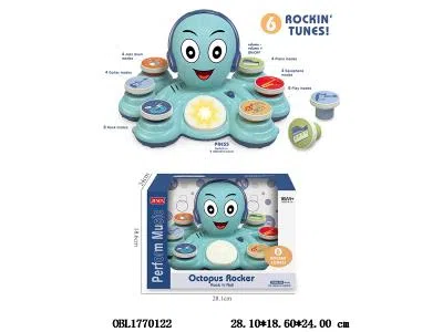 摇滚章鱼带灯光音乐 3*AA不包电_OBL1770122