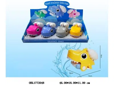 鲨鱼手套水枪 110毫升容量 4色混装 4只装1展示盒_OBL1772048