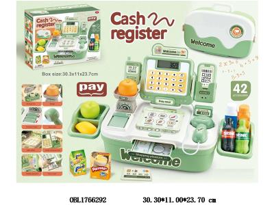 收银机套装 3*AA不包电 绿色_OBL1766292