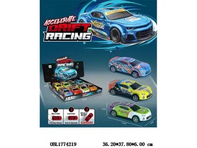 合金惯性漂移车 3色混装 8只装1展示盒_OBL1774219