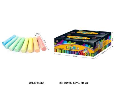 圆形圆头粉笔套装 120支装一展示盒_OBL1774966