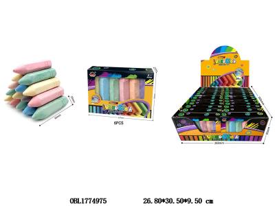 六角尖头粉笔 6支装一小盒 24小盒装一展示盒_OBL1774975