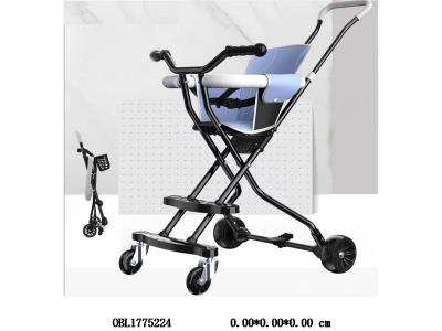 婴儿推车 黑/金/白_OBL1775224