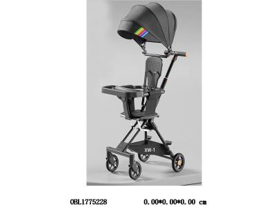 婴儿推车 黑色/白色_OBL1775228