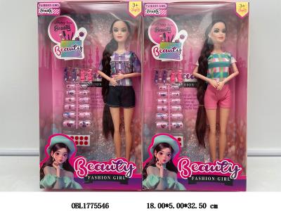 11.5寸实身活动关节芭芘套装 主体衣服1款1色 2款混装_OBL1775546