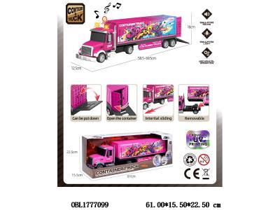 惯性集装箱运输车带声光 3*AG13包电_OBL1777099