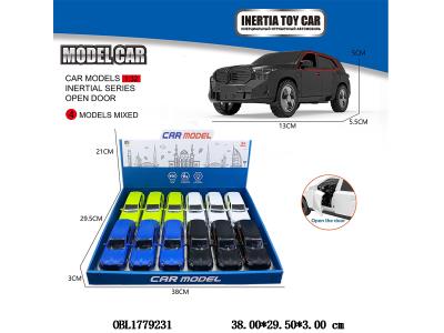 惯性车 可开门 12只装一展示盒 4色混装_OBL1779231