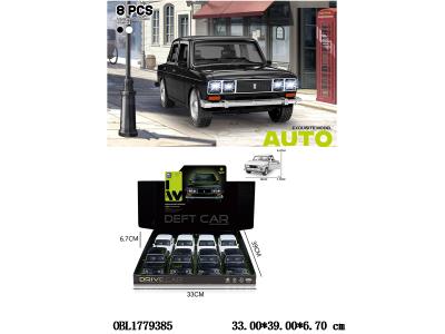 惯性车带灯光声音 可开门 3*AG13包电 2色混装 8只装一展示盒_OBL1779385