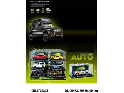 惯性车带灯光声音 3*AG13包电 多款混装 18小盒装一展示盒_OBL1779393