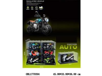 惯性摩托车带灯光声音 3*AG13包电 多款混装 18小盒装一展示盒_OBL1779394