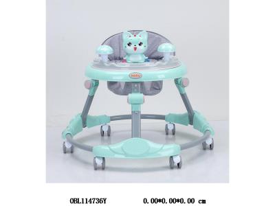 学步车带音乐 蓝 绿 粉红3色混_OBL114736Y