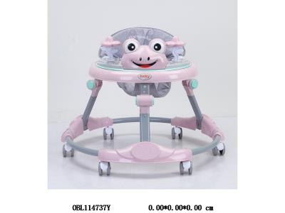 学步车带音乐 蓝 绿 粉红3色混_OBL114737Y