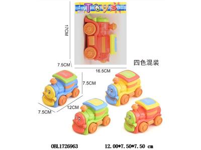 惯性卡通火车 4色混装_OBL1726963