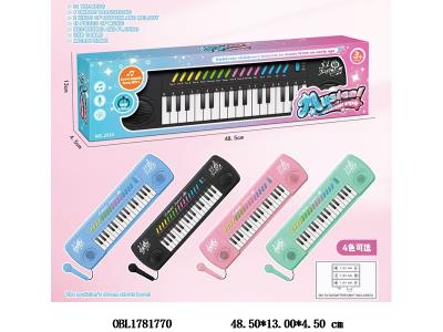 31键多功能电子琴带话筒 USB线 3*AA不包电 4色混装_OBL1781770