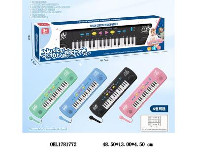 31键多功能电子琴带话筒 USB线 3*AA不包电 4色混装_OBL1781772