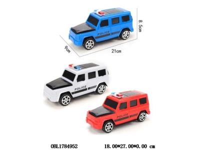 拉线警车带灯光 2*AG13包电 3色混装_OBL1784952