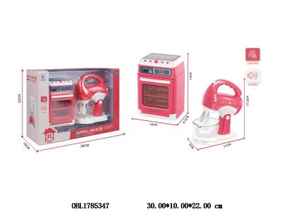 搅拌机/烤箱套装带灯光声音 搅拌机2*AA不包电 烤箱3*AA不包电_OBL1785347