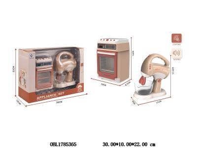 搅拌机/烤箱套装带灯光声音 搅拌机2*AA不包电 烤箱3*AA不包电_OBL1785365