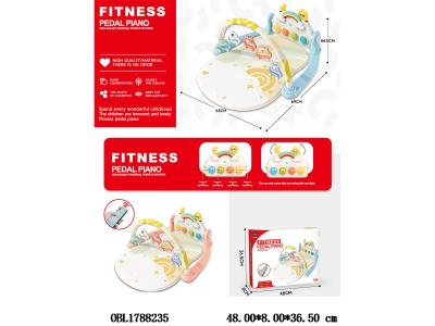 遥控版婴儿脚踏琴 3*AA不包电 遥控器1*CR2025包电 2色混装_OBL1788235