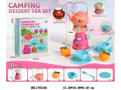 户外露营套装带灯光声音 煤气炉2*AA不包电_OBL1792236