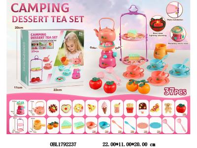 户外露营套装带灯光声音 煤气炉2*AA不包电_OBL1792237