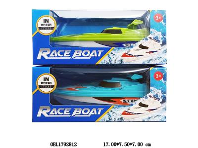 电动游艇 1*AA不包电 2色混装_OBL1792812