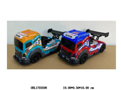 惯性透光拖头车 4*AG13包电 2色混装_OBL1793598