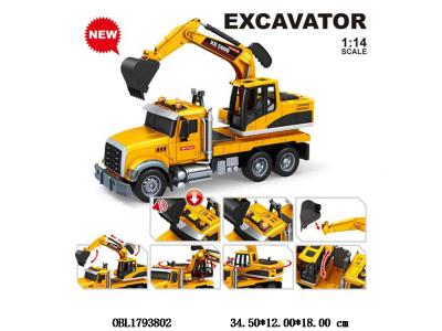 惯性挖掘车带灯光声音  3*AG13包电_OBL1793802