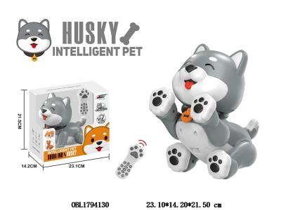 红外线遥控智能编程萌宠带音乐 配USB线 主体3.7V电池包电 遥控器2*AAA不包电_OBL1794130