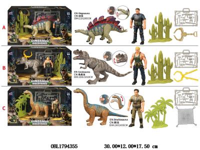 硬料恐龙套装 3款混装_OBL1794355