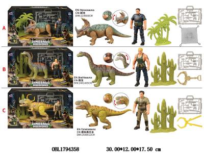 硬料恐龙套装 3款混装_OBL1794358