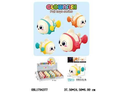 拉线小鱼带灯光 2*AG3包电 4色混装  12只装1展示盒_OBL1794377